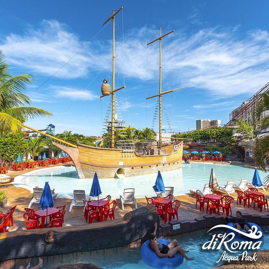 Hotel Diroma Fiori Com Um Dia De Acesso No Acqua Park Diroma Caldas Novas Kültér fotó